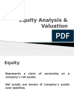 Equity Analysis & Valuation