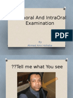 Extraoral and Intraoral Examination