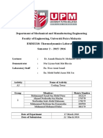 Cooling Tower Lab Report