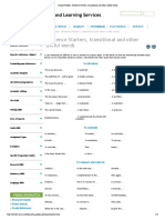 Online Guides - Sentence Starters, Transitional and Other Useful Words