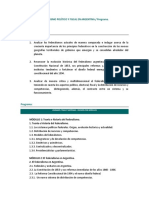 Programa - Federalismo Político y Fiscal en Argentina