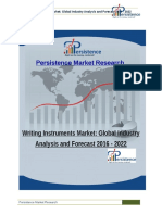 Persistence Market Research: Writing Instruments Market: Global Industry Analysis and Forecast 2016 - 2022