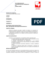 Contenido Programatico - Investigacion de Operaciones