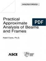 Practical Approximate Analysis of Beams and Frames