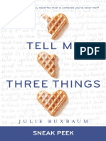 Tell Me Three Things