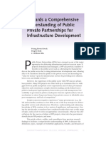 Public Private Partnerships Toward A Comprehensive Understanding of