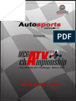 Mega Atv Championship Rules