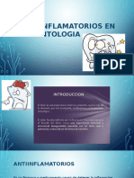 Antiinflamatorios en La Odontologia