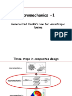 Macromechanics - 1: Generalized Hooke's Law For Anisotropic Lamina