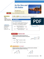 Apply The Sine and Cosine Ratios: For Your Notebook