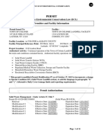 Colonie Landfill Modified Permit ADC