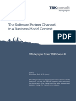 The Software Partner Channel in A Business Model Context: Whitepaper From TBK Consult