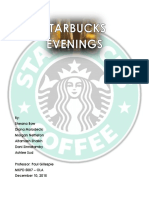 Starbucks Evenings Marketing Plan