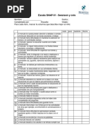 Escala SNAP-IV - Swanson y Cols