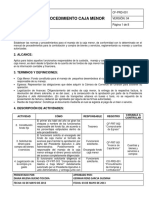 CF-PRD-001 Procedimiento de Caja Menor PDF