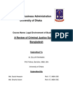 A Review of Criminal Justice System of Bangladesh