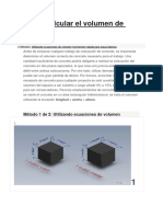 Cómo Calcular El Volumen de Concreto