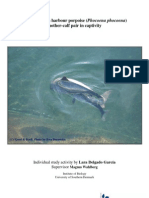 Behavioural Development of A Harbour Porpoise (Phocoena Phocoena) Mother-Calf Pair in Captivity