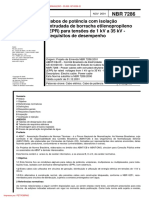 NBR 7286 - 2001 - Cabos de Potência Com Isolação Extrudada de Borracha Etilenopropileno (EPR) para Tensões de 1 KV A 35 KV - Requisitos de Desempenho