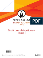 Extrait Droit Obligations 2014 Tome1 Prepa Dalloz