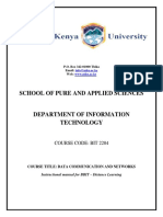 BIT2204 Introduction To Data Communication and Computer Networks PDF