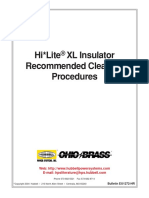 Polymeric Insulator Cleaning Procedure