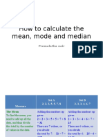 How To Calculate The Mean, Mode and Median LA 2016