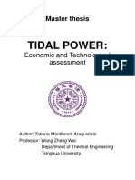 Master Thesis - TIDAL POWER - Economic and Technological Assessment - Tatiana Montllonch