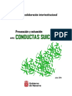 Prevención y Actuación Conductas Suicidas