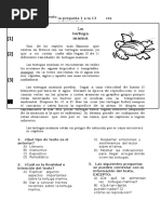 Examen Diagnóstico 1ero - Español Secundaria