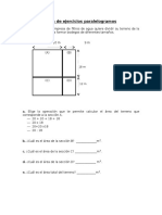 Guía de Ejercicios Paralelogramos