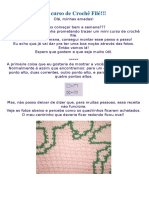 Mini Curso de Crochê Filé