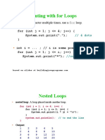 Nested Loops