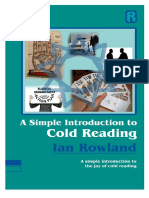 A Simple Introduction To Cold Reading