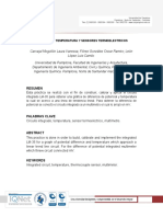 Medicion de Temperatura y Sensores Termoelectricos