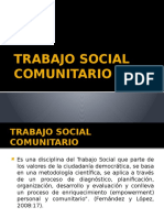 Trabajo Social Comunitario