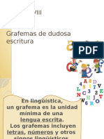 Presentacion Grafema de Dudosa Escritura