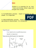 Humidification and Drying