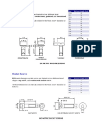 Machine Screws: ISO Metric Machine Screws Are Limited To Four Different Head