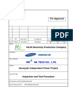 Inspection & Test Procedure