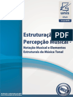 Estruturação e Percepção Musical - Notação Musical e Elementos Estruturais Da Música Tonal