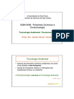 Toxicologia Ambiental Ecotoxicologia