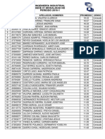 Listado de Posiciones 2016-1