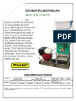 DYNAMIC - Desintegrador Picador Molino DPM2D