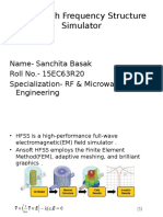 HFSS-High Frequency Structure Simulator