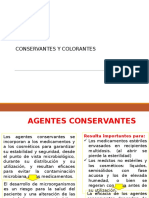 Conservantes y Colorantes