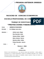 Proyecciones Financieras