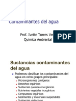 Contaminantes Del Agua (Presentación)