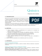 Programa Química 1 2016