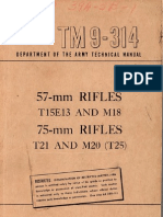 TM 9-314 57-mm Rifles, T15E13 and M18 - 75-mm Rifles, T21 and M20 (T25) 19490322